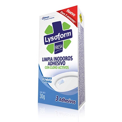 LYSOFORM® FRESH LIMPIA INODOROS ADHESIVO CON CLORO ACTIVOS